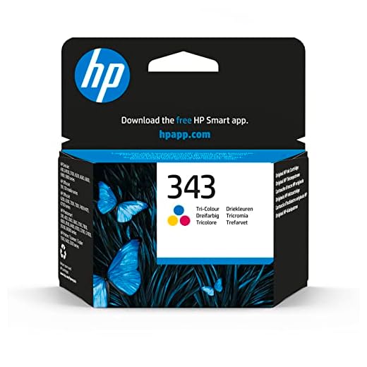 HP C8766EE 343 Farbe Original Druckerpatronen für HP OfficeJet, DeskJet, Photosmart, dreifarbig