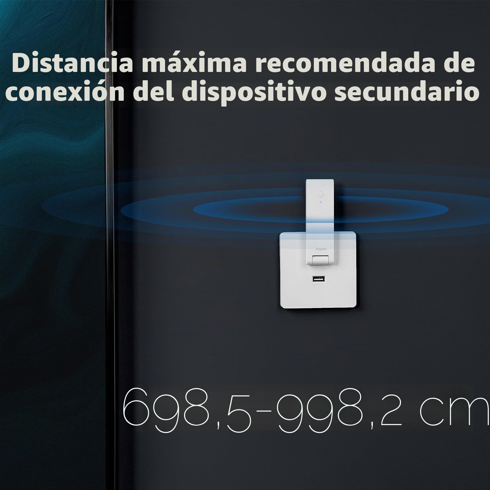 Aqara Hub de Domótica E1(Requiere Wi-Fi de 2,4 GHz), Interfaz USB-A de Alimentación, Zigbee 3.0, Repetidor WiFi(Hot Spot), Compatible con HomeKit, Alexa, Google Assistant e IFTTT