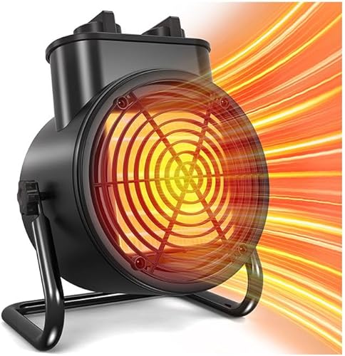 Auertech Calentador de invernadero con termostato, calentador eléctrico de 1500 W con calentamiento rápido 3S y cable extendido de 7 pies, disponible en Yaxa Guatemala