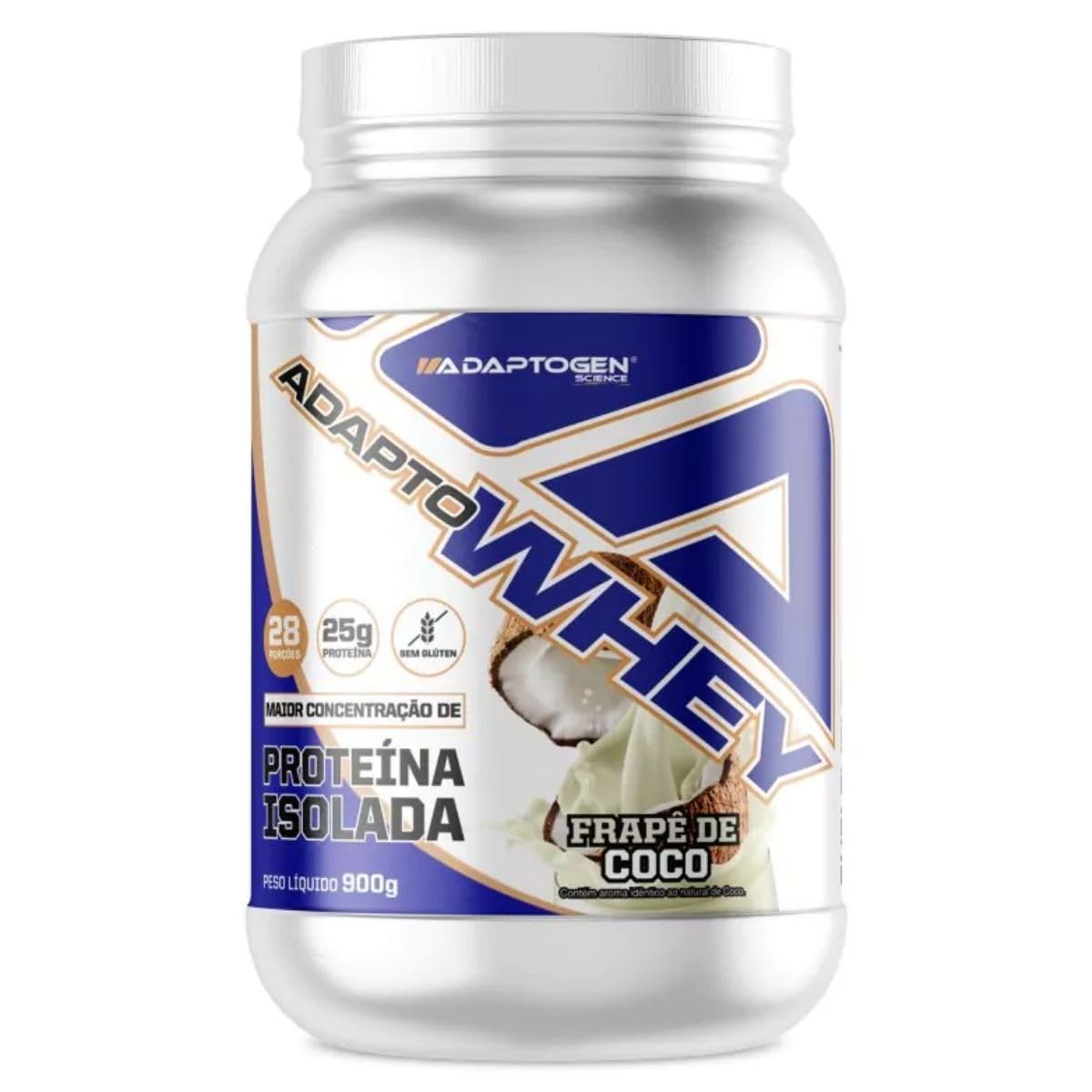 Adapto Whey Coconut Frappe 900g | Amazon.com.br