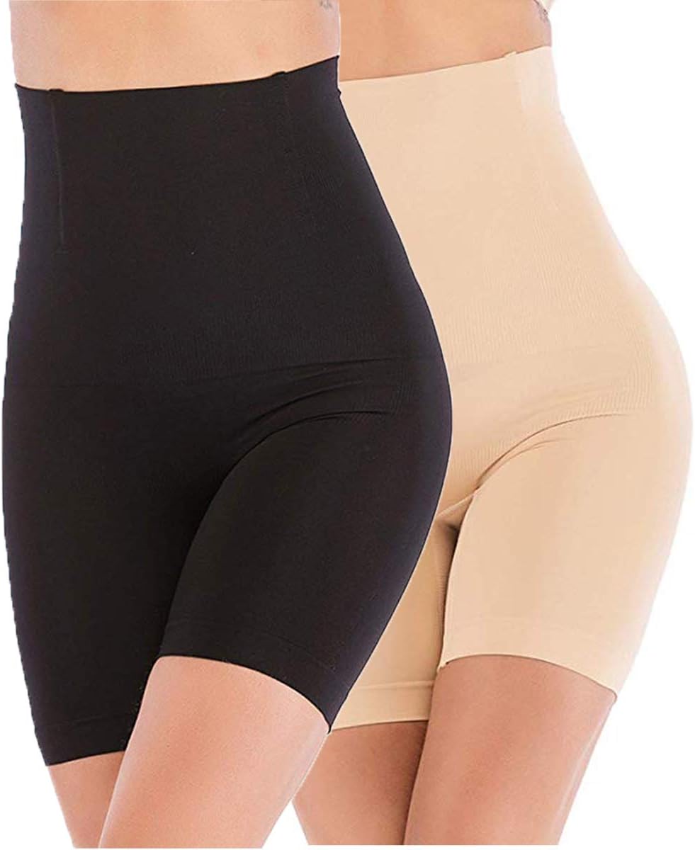 ANGOOL High-Waisted Tummy Control Shapewear Slip Shorts Underwear Leggings Butt Lifter Slimming Briefs for Women