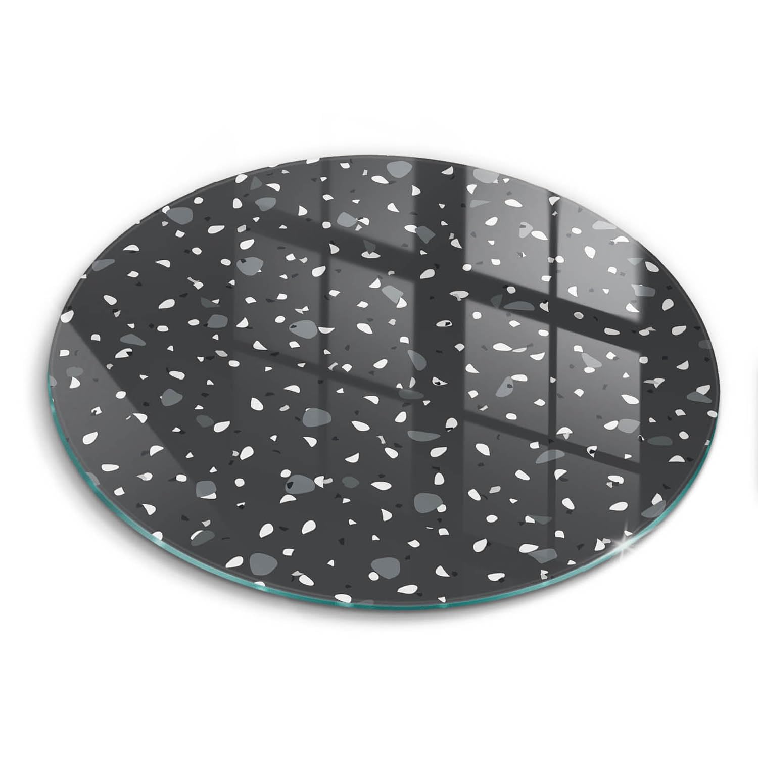 Plaque de protection induction 40cm anti-rayures Wallfluent aspect pierre