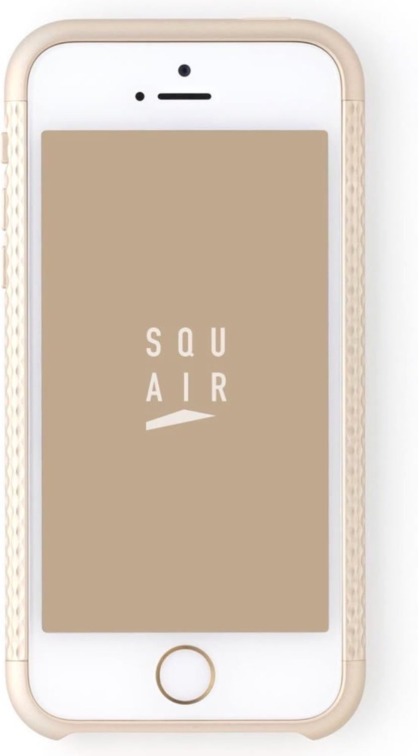 iPhone 5s Case, SQUAIR iPhone 5s Bumper Case Protective Duralumin A7075 Quattro Bumper [maid in Japan] for Apple iPhone 5s Cover case [Aluminum Metal Bumper][Aluminum Frames] Slim Protective Bumper Case for iPhone 5s[Gold]