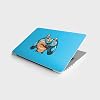 Laptop Sticker Computer Notebook Pc Coating Label Gamer Play Arm Blue