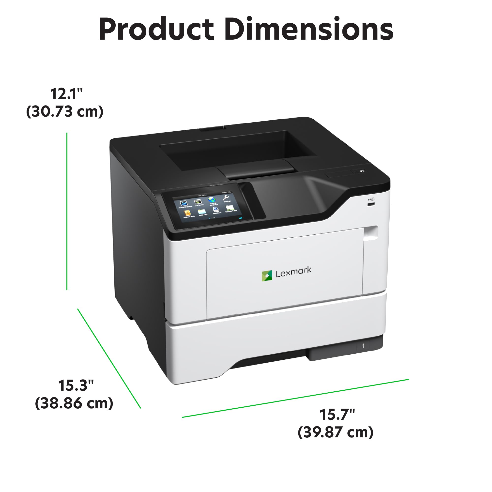 Lexmark MS632dwe Laser monocromático, duplex integrado (impressão