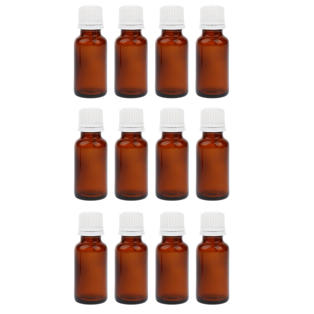 GIANTE 12 Pieces Essential Oils Glass Bottles With Orifice Reducer Dropper 20ml Amazon.in