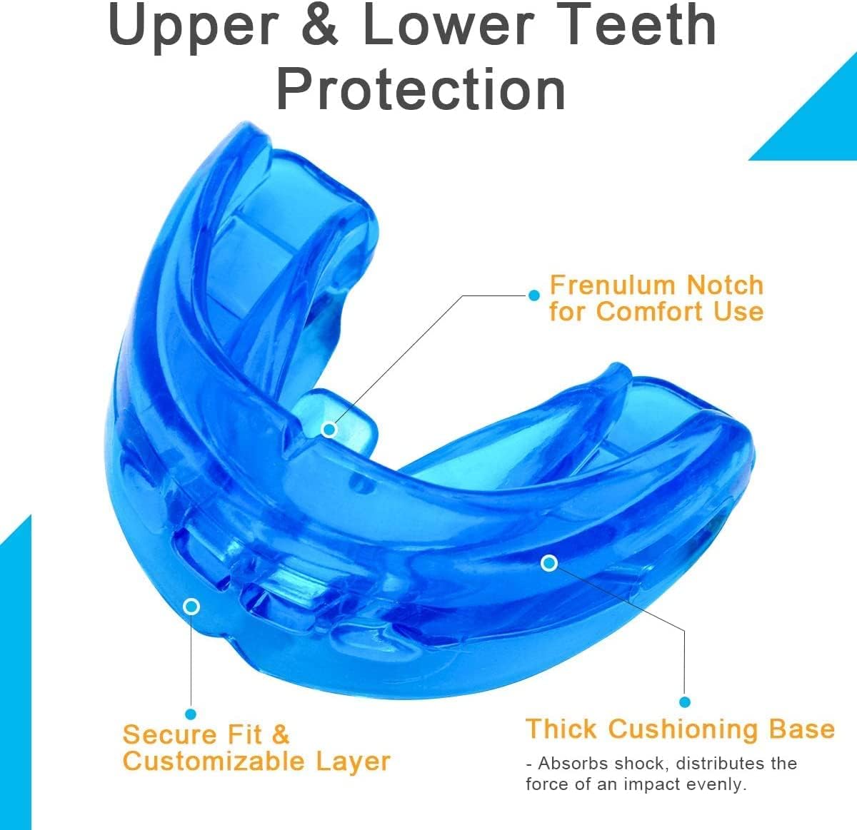 BAERFIT 2 Pcs of Teeth Aligner For Straightening Teeth, Moldable Mouth Guard for Teeth Retention, Straightening Teeth, Closing Gaps Between Teeth, And Grinding Teeth—Soft Phase + Hard Phase 3