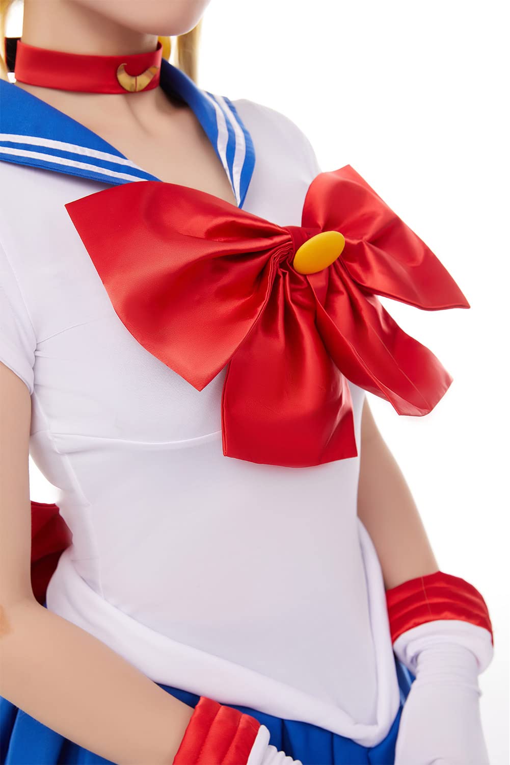 Tsukino Usagi - Costume per cosplay, set completo, per Halloween e Carnevale