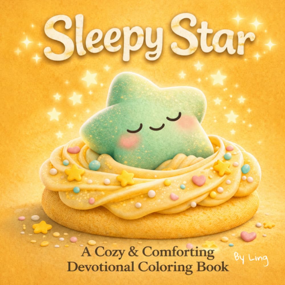 Sleepy Star: A Cozy & Comforting Devotional Coloring Book with Bible Verses for Rest, Peace, and Relaxation