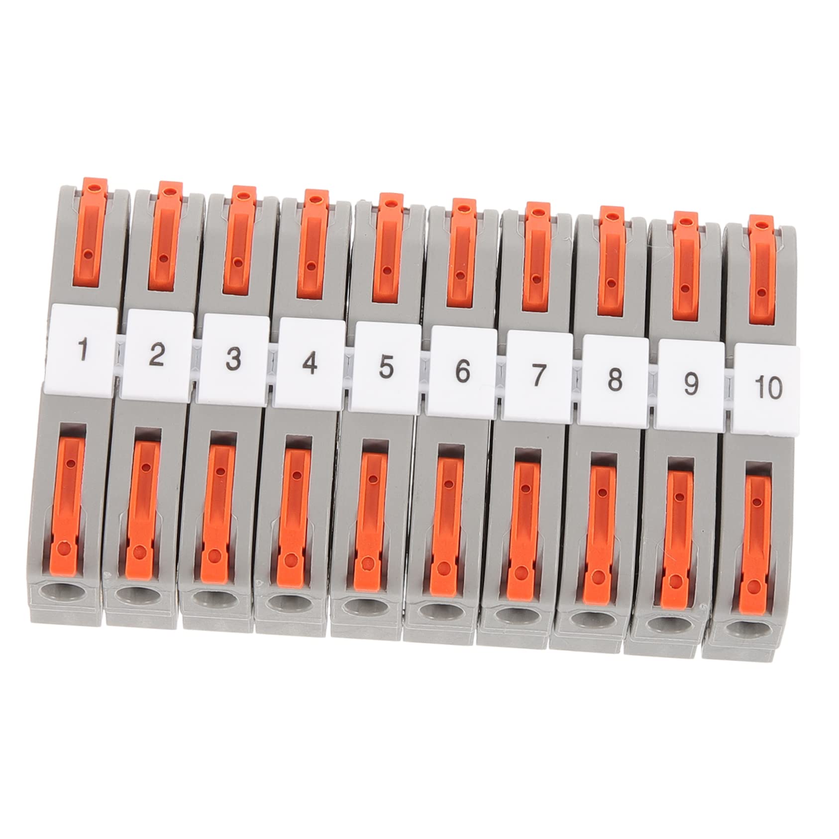 Gatuida 30sets Connettori Rapidi Per Cavi Elettrici Morsettiere Din Per Flessibili e Rigidi Facile Installazione e Utilizzo Armadi Di Distribuzione e Macchinari