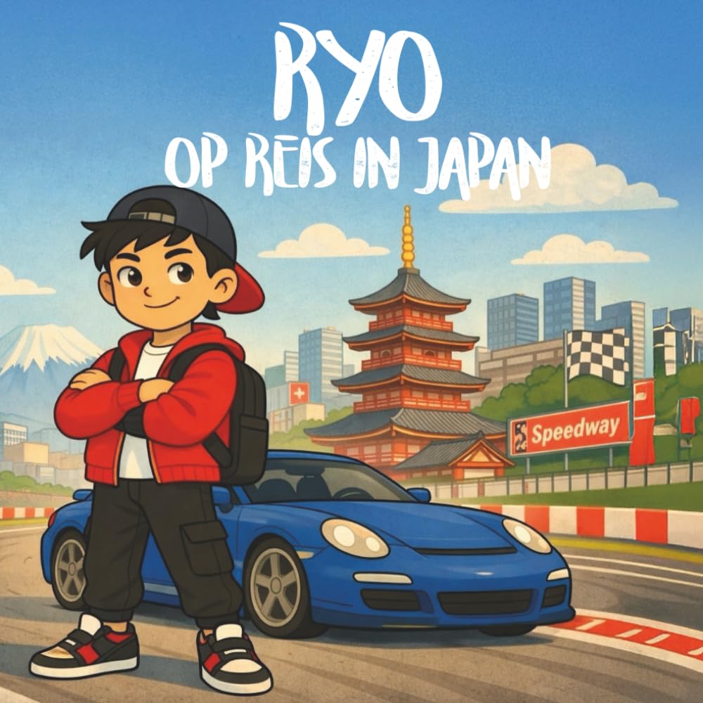 Ryo op reis in Japan: Verhaal, kleurplaten en weetjes uit Japan – voor nieuwsgierige kinderen (Wereldavonturen: Reisverhalen en Kleurplaten voor Kinderen)