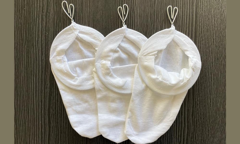 Cloth Coffee Filter, Reuseable Strainer with Wire Handle, 3-Pack, Pour over coffee filter, Large, White