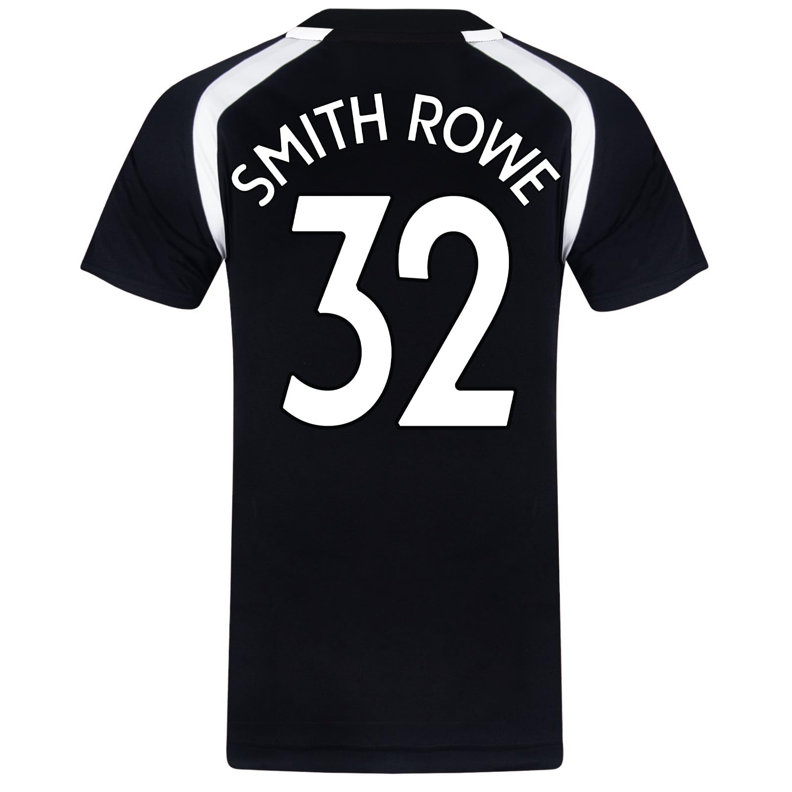 Fulham FC Mens Smith Rowe 32 Poly T-Shirt Black Large