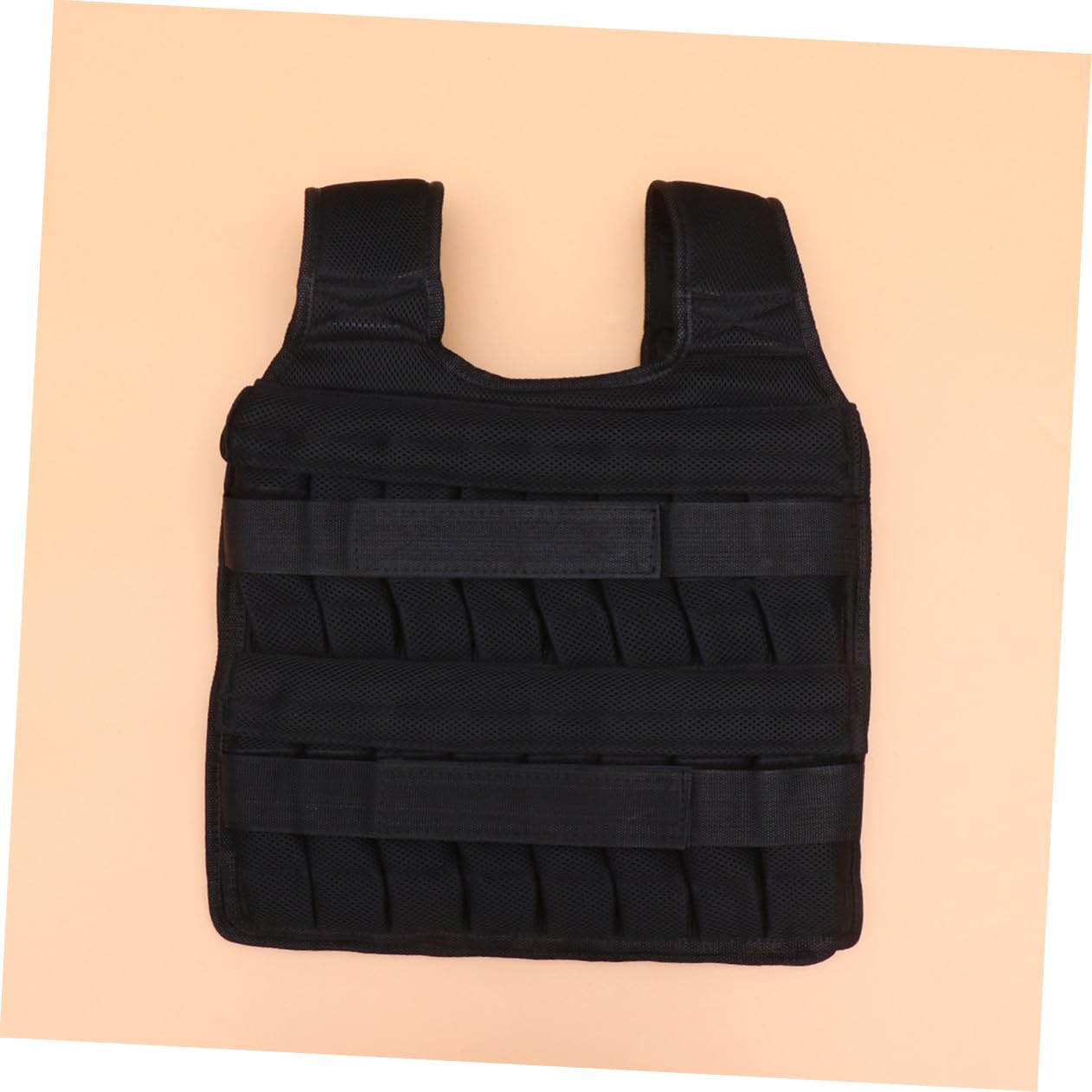Gilet Zavorrato Sportivo Nero 35kg in Rete e Cotone