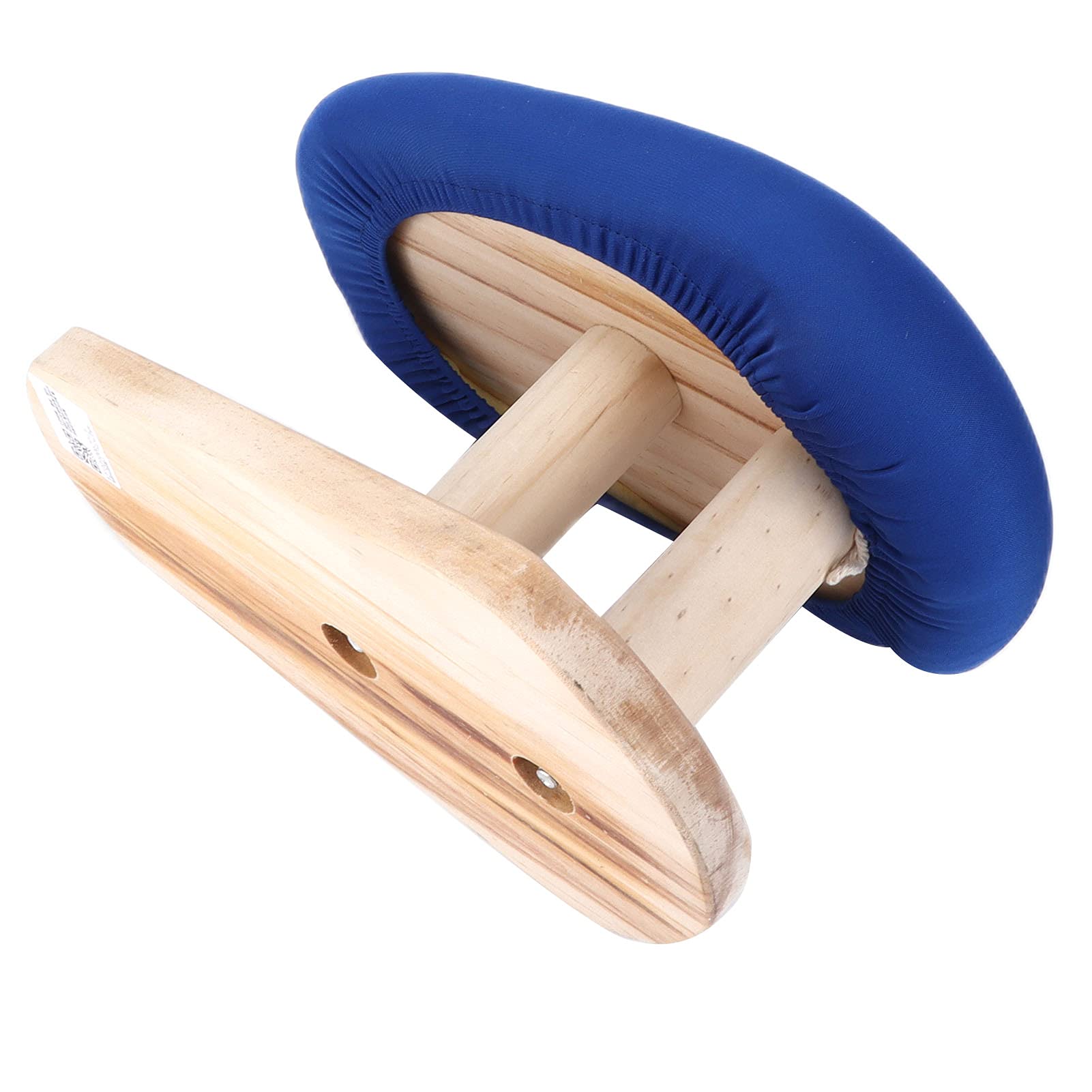 lyrlody Tabla de Planchar Doméstica con Borde Elástico, Forma Redonda, Material de Madera, Mesa de Costura