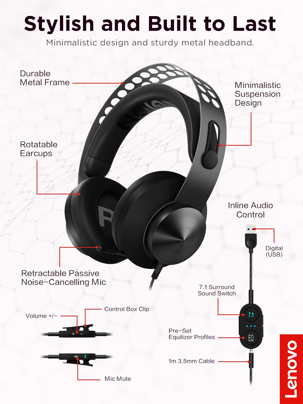 【未開封】Legion H500 PRO 7.1サラウンドサウンドヘッドセット Amazon.co.jp: Lenovo Legion H500 PRO 7.1サラウンドサウンド