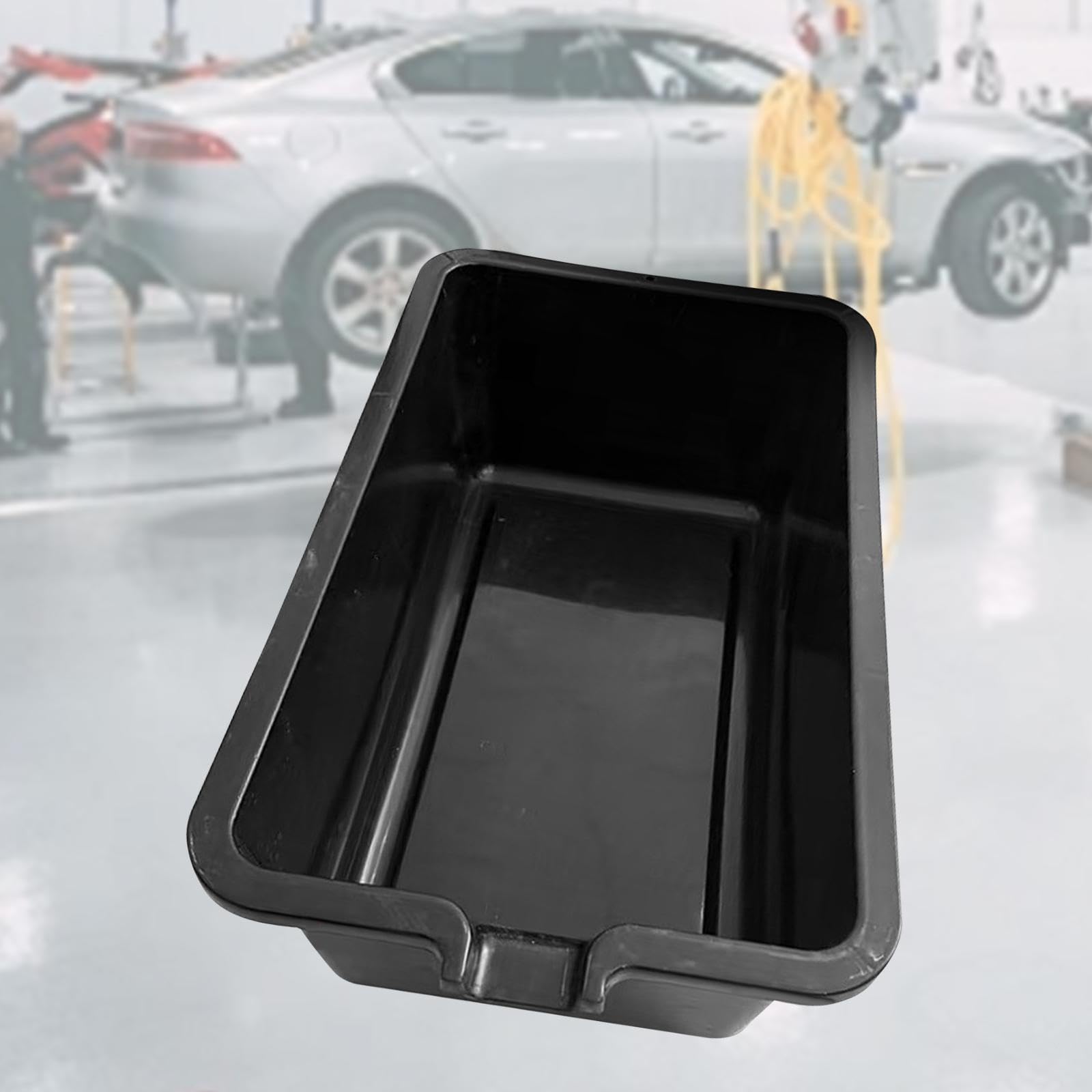 Milageto Vasca di raccolta dell'olio esausto per auto, 6 litri, contenitore versatile per manutenzione leggera per garage e auto