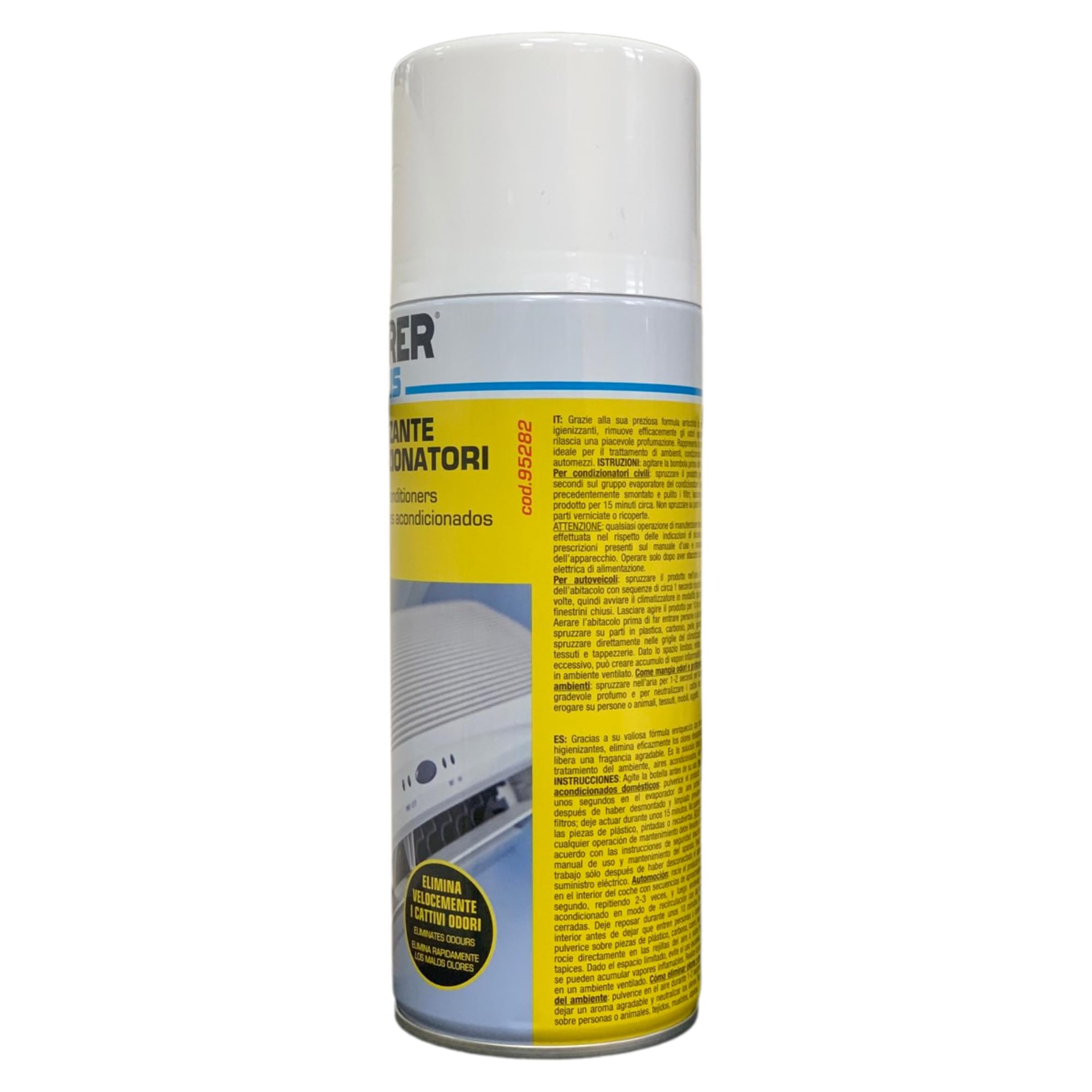 Igienizzante Spray per Condizionatori, Elimina Velocemente i Cattivi Odori 400ml (2 Bombolette)