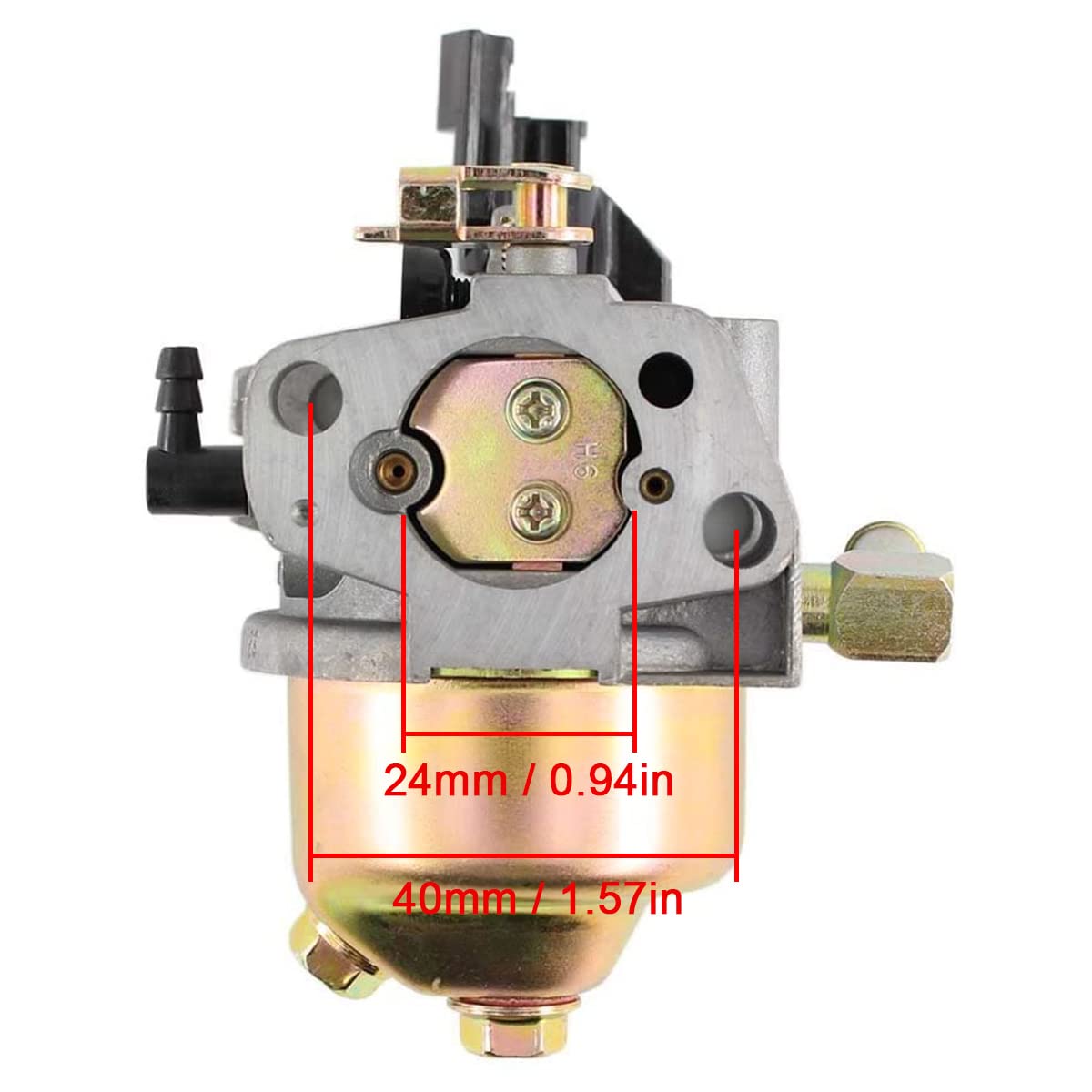 ZAMDOE Carburador 951-12705 para Troy-Bilt Storm 2410 2620 2100 soplador de Nieve, para Motor MTD 270-QU 952Z265-SUA ZS365-SUA, reemplaza a HUAYI 165S 165SA para carburador Stens 520-862