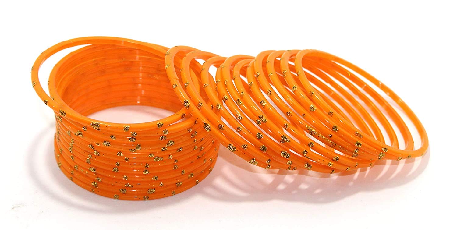 Oneness (2.10 Large Size) DOT Design Glass Bangles/Chudiyan For Women And Girls - (Pack Of 24 Bangles) _Size = 2.10 (Large Size)_Dot Haldi (B08JCGQH9F) Amazon Price History, Amazon Price Tracker