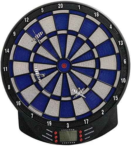 GDHKDDFL Juego de Diana Interfaz de Botones fácil Usar, Respuesta Voz automática, Dardos incluidos y Almacenamiento Integrado, for hasta 8 Jugadores, 159 Opciones