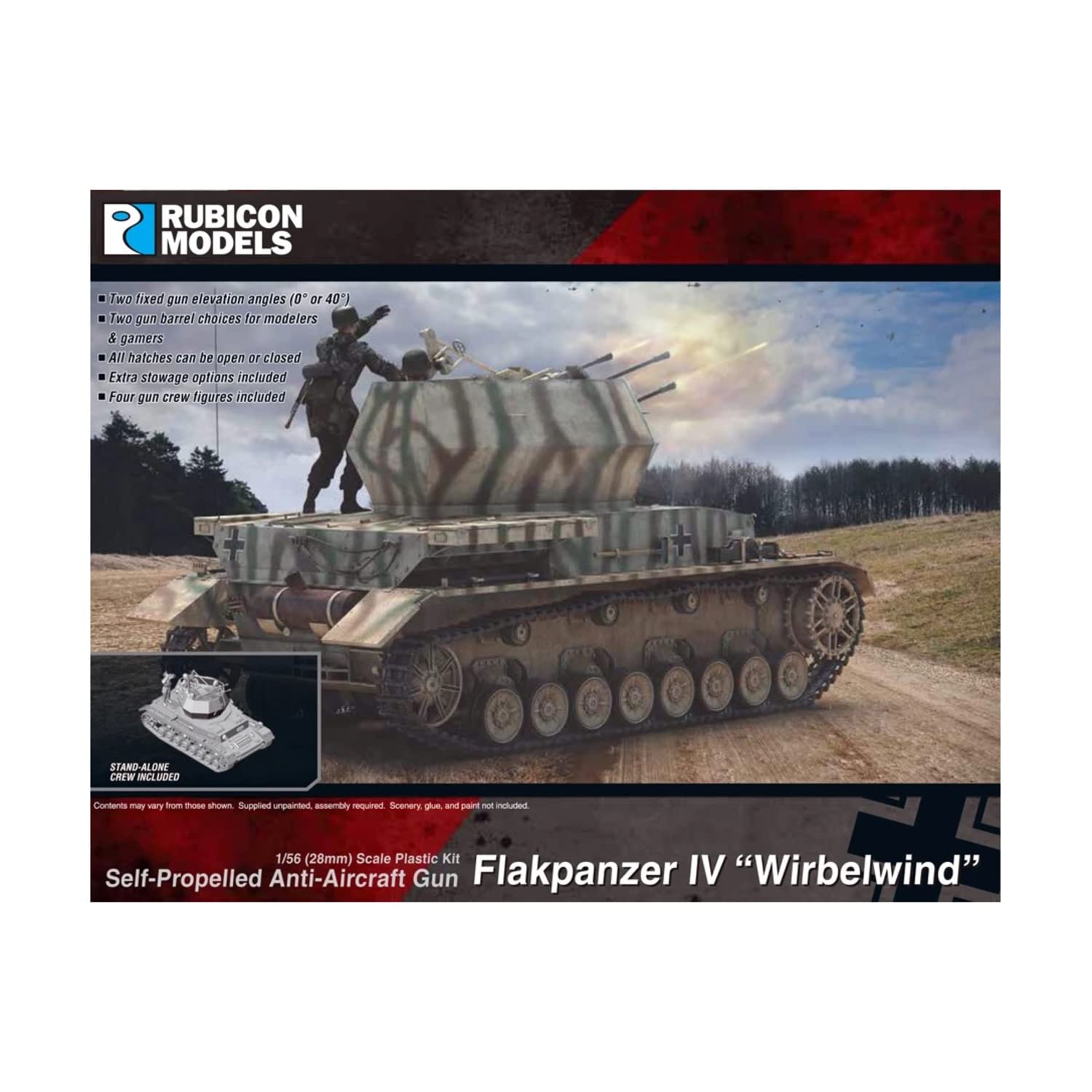 Flakpanzer IV "Wirbelwind" (Rubicon Models)