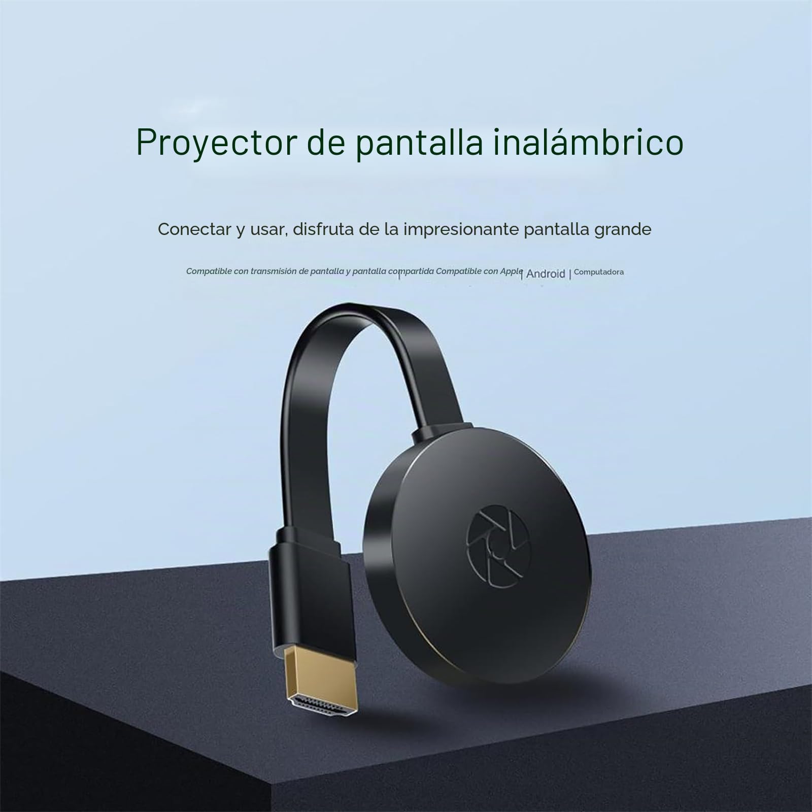 TV Box - Acceso Gratuito a Todos los Canales, Adaptador de Pantalla HDMI, proyector de Pantalla inalámbrico, transmisión inalámbrica de PC a TV