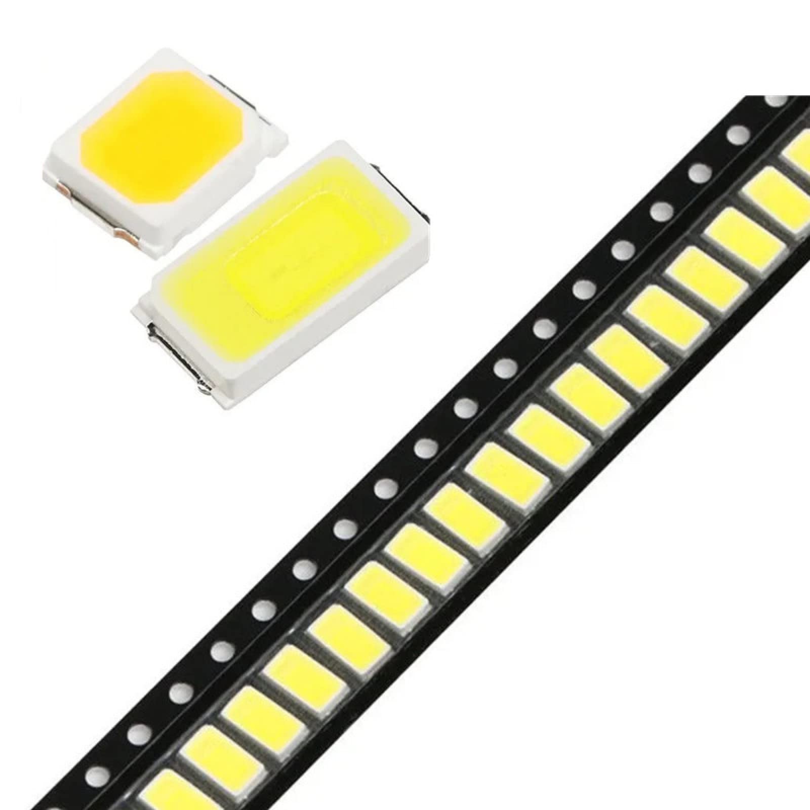 500PCS SMD LED 2835 5730 Chip 0.5W 60LM 3V150MA Perline Luce 4000K Bianco Freddo Caldo Montaggio Superficiale PCB Lampada A Diodi Emettitori Di Luce,bianca,2835 0,5W 3V 150MA