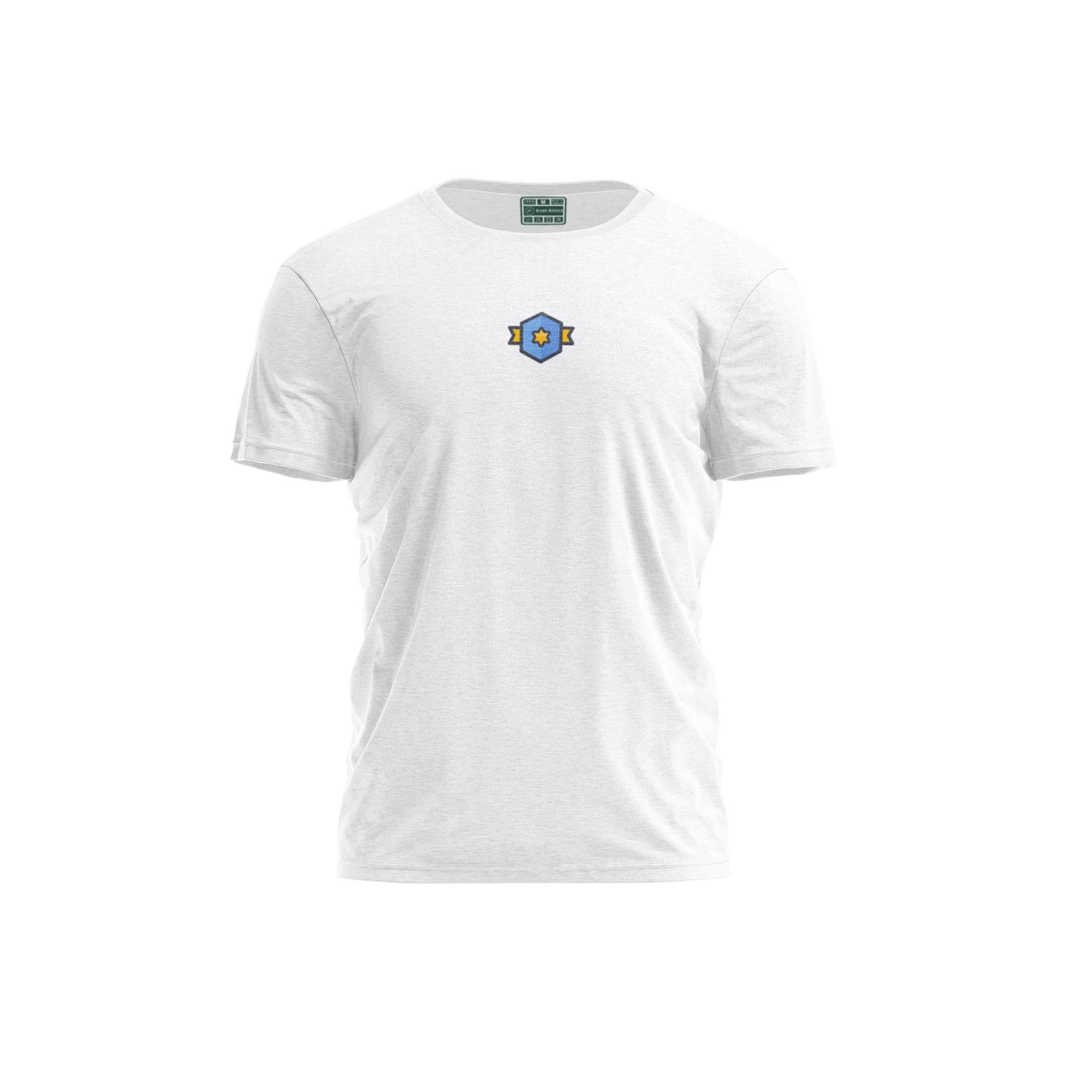 Bona Basics Men's BUTSWI-104400 T-Shirt, White, M