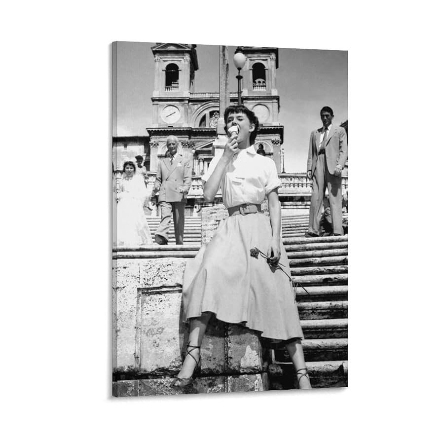 Amazon.co.jp: オードリーヘプバーンローマの休日古典映画