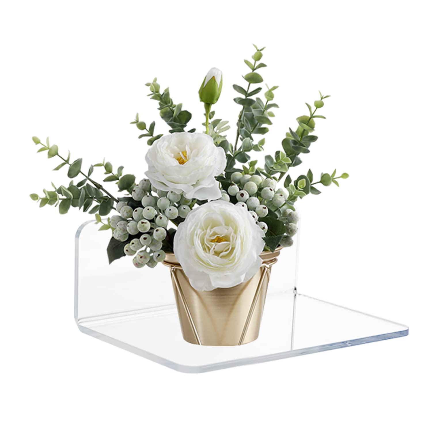 3 Mensole Trasparenti In Acrilico Da Parete - Facile Montaggio Per Casa, Ufficio O Negozio - Foto 10