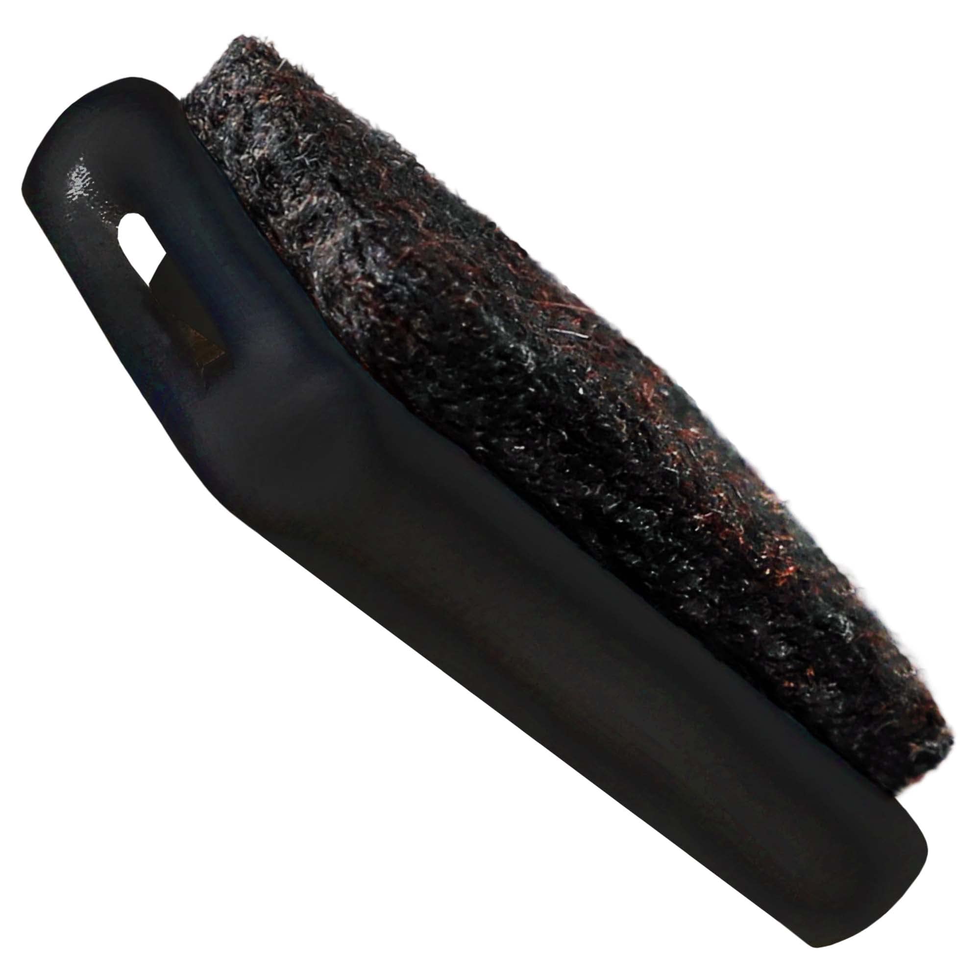 Adsamm® / 100 x Ersatzgleiter mit Filzfläche für Klemmschalen/Schwarz / 19x33 mm/rechteckig/geeignet für alle Klemmschalen-Größen von Adsamm® / einfaches klick-System/schont Boden und Möbel