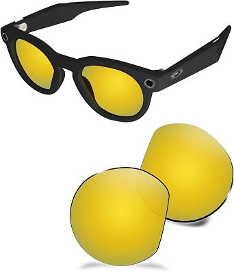 ANSI Z87.1 Replacement Lenses for Oakley Meta HSTN OW8002 51mm AI Glasses, Optical Clarity and Impact Resistance