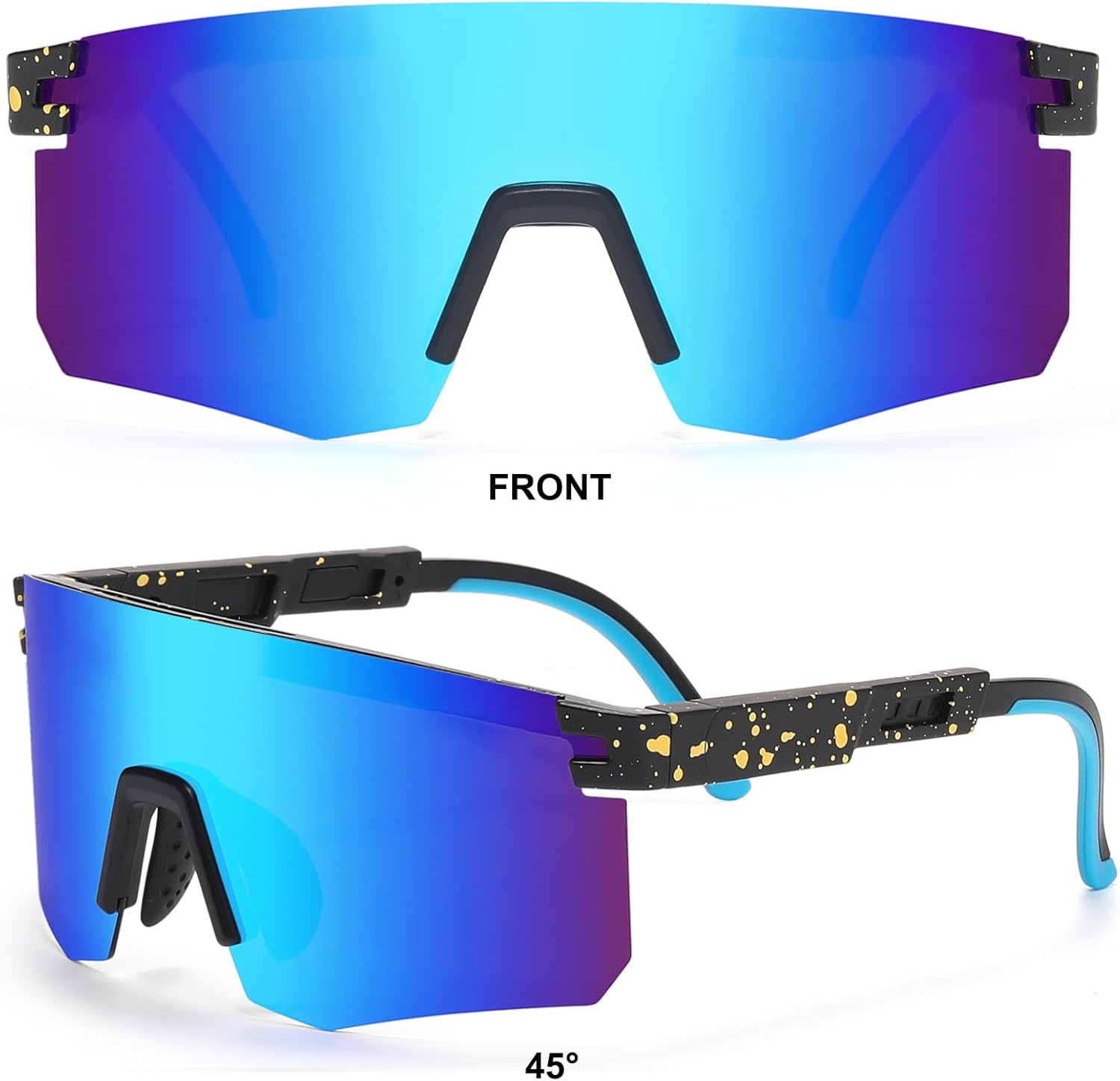 Kids Sunglasses Polarized Youth Baseball Sunglasses for 8-14 Boys Girls UV400 Sports Cycling Glasses