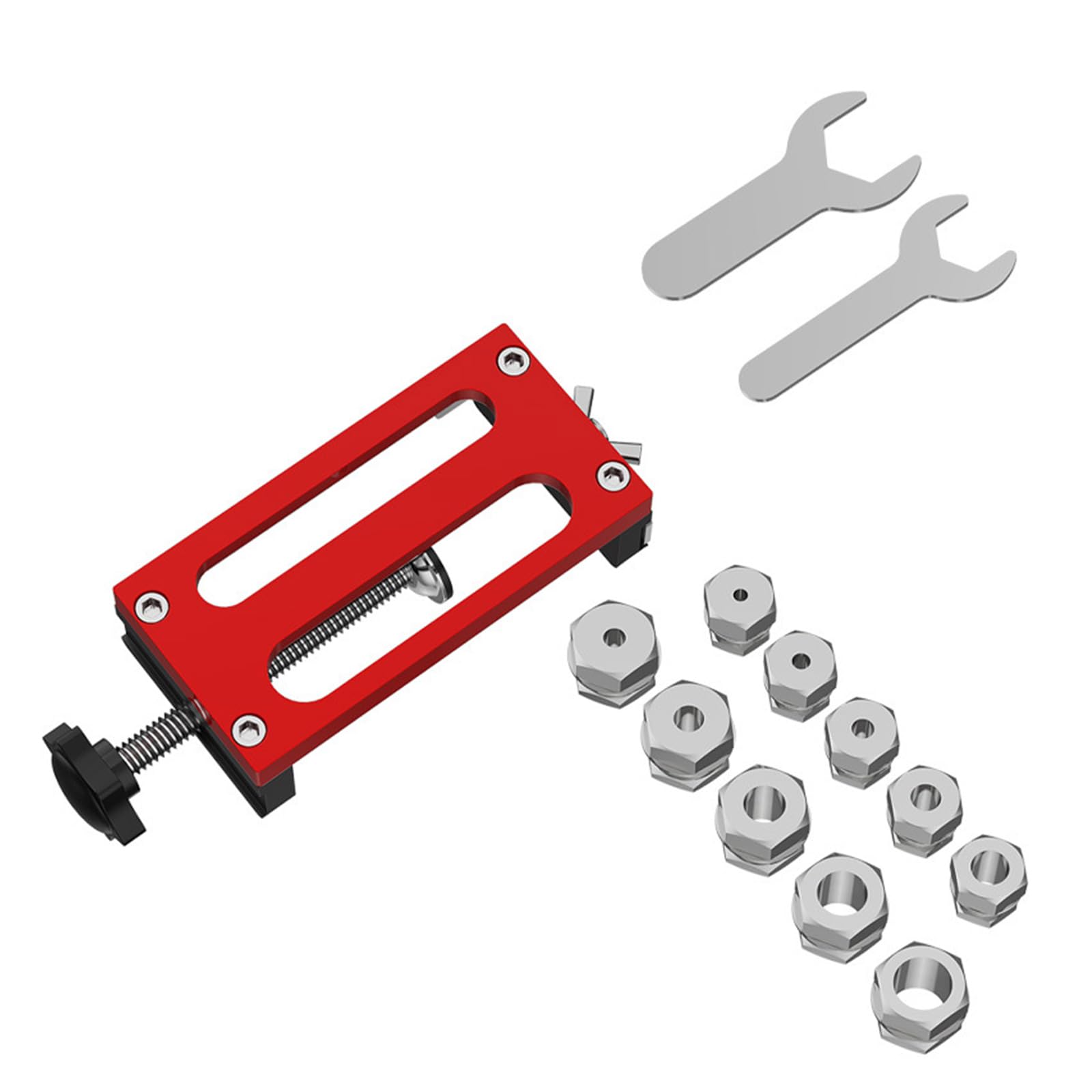 User Friendly Aluminum Alloy Drill Guide Positioning Tool for Quick Setups and Enhances Productivity in Carpentry Easy to Use Drilling Guide