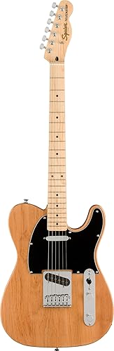 Squier by Fender Affinity Series Telecaster Fender 0378203521, FSR Affinity Series Telecaster - Diapasón de arce negro - Natural