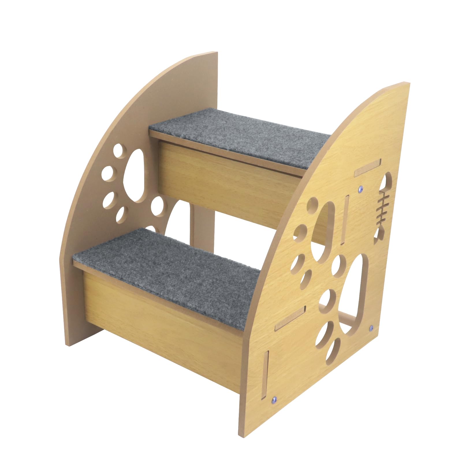 CheurYae Dog Steps for Bed,Wood Pet Stairs for Sofa and Bed,Dog Ramp for Couch Access,Pet Steps for Cats & Older Dogs