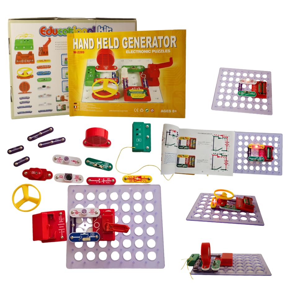 Generic Electronics Discovery Kit - The Best and Safest Kit for Kids to Explore and Build Over 200 DIY Electronic Circuits Projects, Hands-On Learning Circuits from Play, STEM Educational Toy