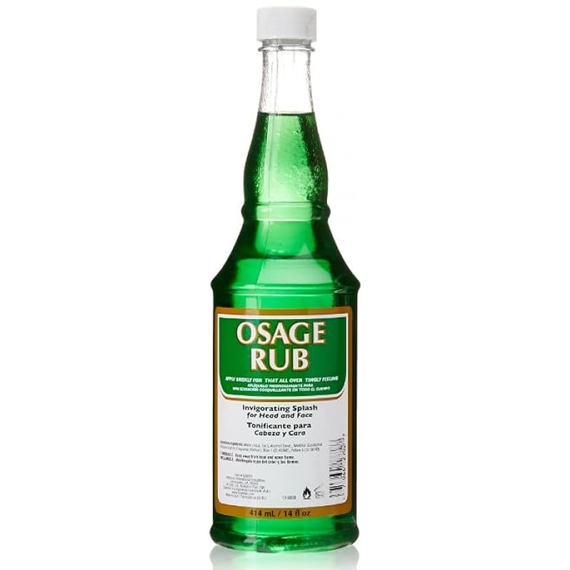 Clubman Jeris Osage Rub Tônico Capilar Masculino, 414 mL