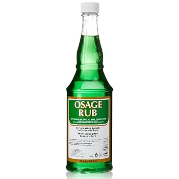 Clubman Jeris Osage Rub Professional Size - 14 fl oz Hair Tonic for Men, Refreshing and Invigorating Experience, Perfect for Mens Grooming Needs