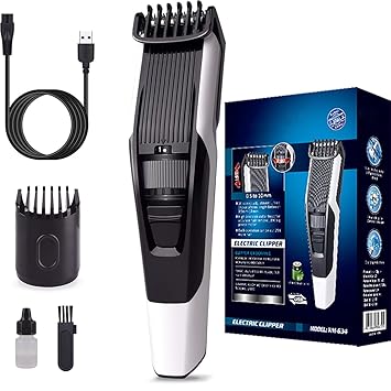 Hair Clippers for Men, Rechargeable Cordless Precision Turntable Setting hair length, Hair Trimmer Sets, Sharp Blades, Hair Cutting Grooming Kit For Men valentines day gifts for him