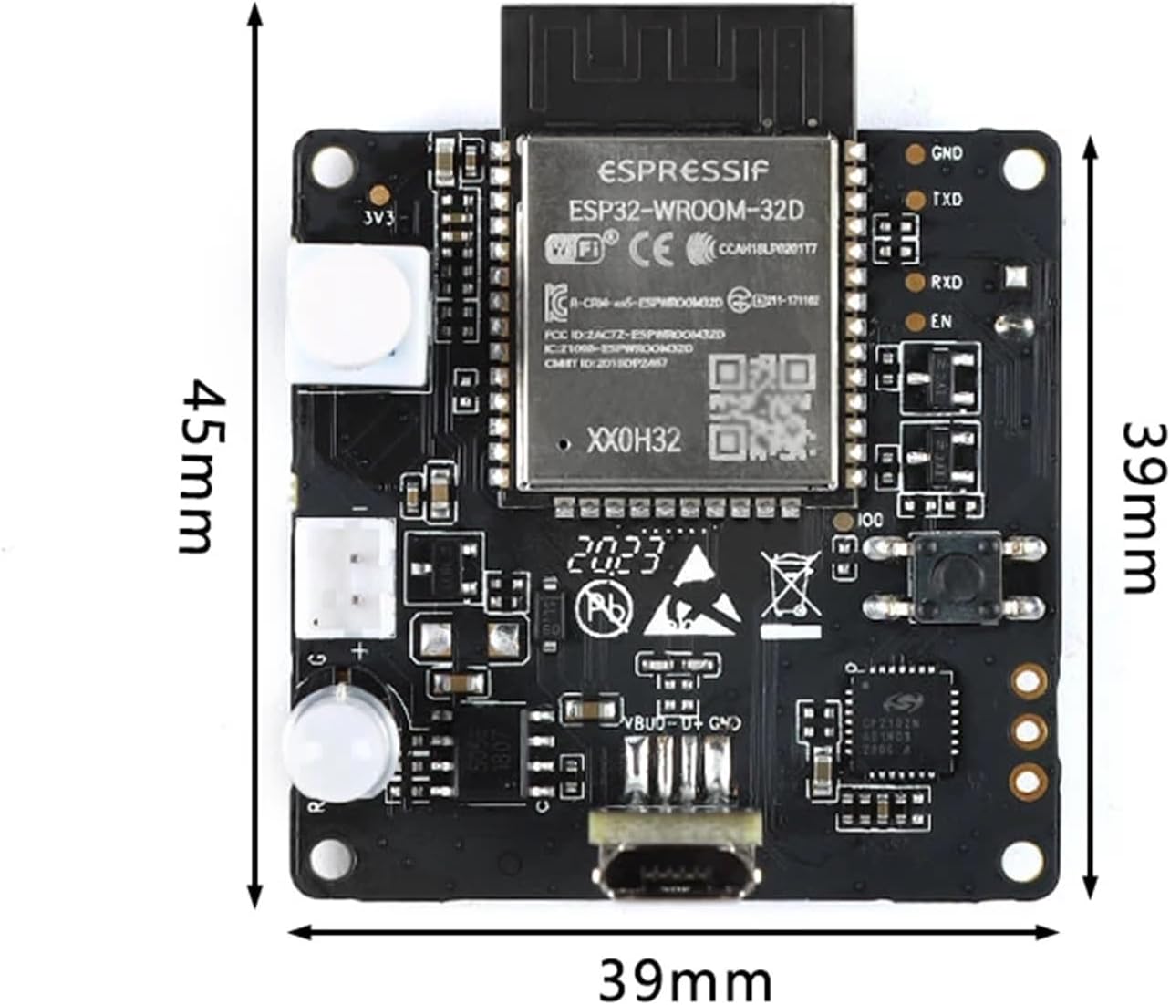 ESP32-Moonlight Development Board Module with ESP32-WROOM-32D