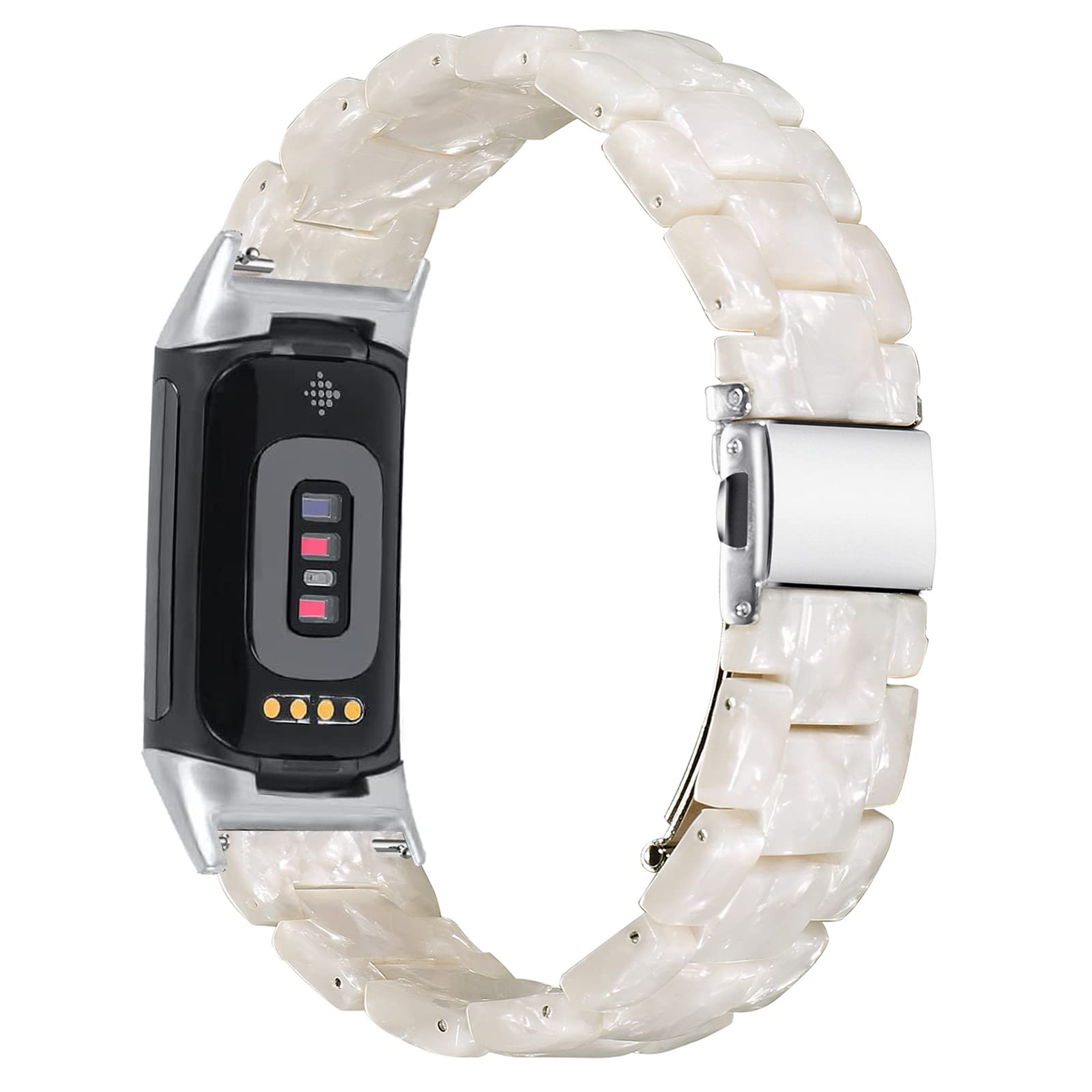 Wongeto Resin Straps Compatible with Fitbit Charge 5 Strap - Image 3