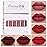 evpct 6Pcs Liquid Matte Lipstick Lipgloss Set for Women Dark Deep Bright Ruby Blood Brick Plum Mauve Rose Red labiales mate 24 horas originale matte larga duracion 24 Hour Lipstick Long Lasting