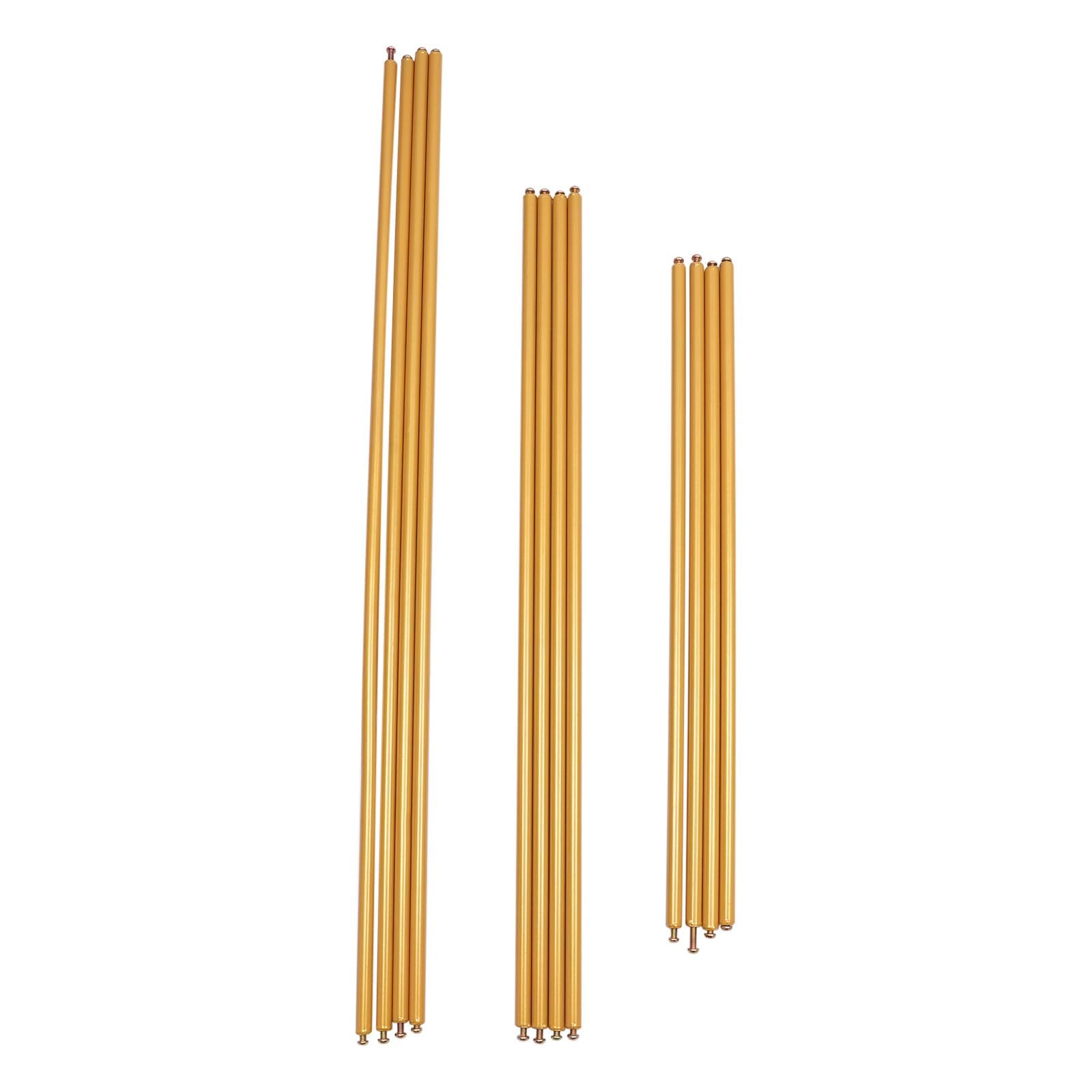Supporto per Fiori da Matrimonio Dorato da 10 Pezzi, Centrotavola A Colonna con Vaso in Metallo da 23,6", Espositore per Fiori Moderno, per Feste A Casa, Cerimonie