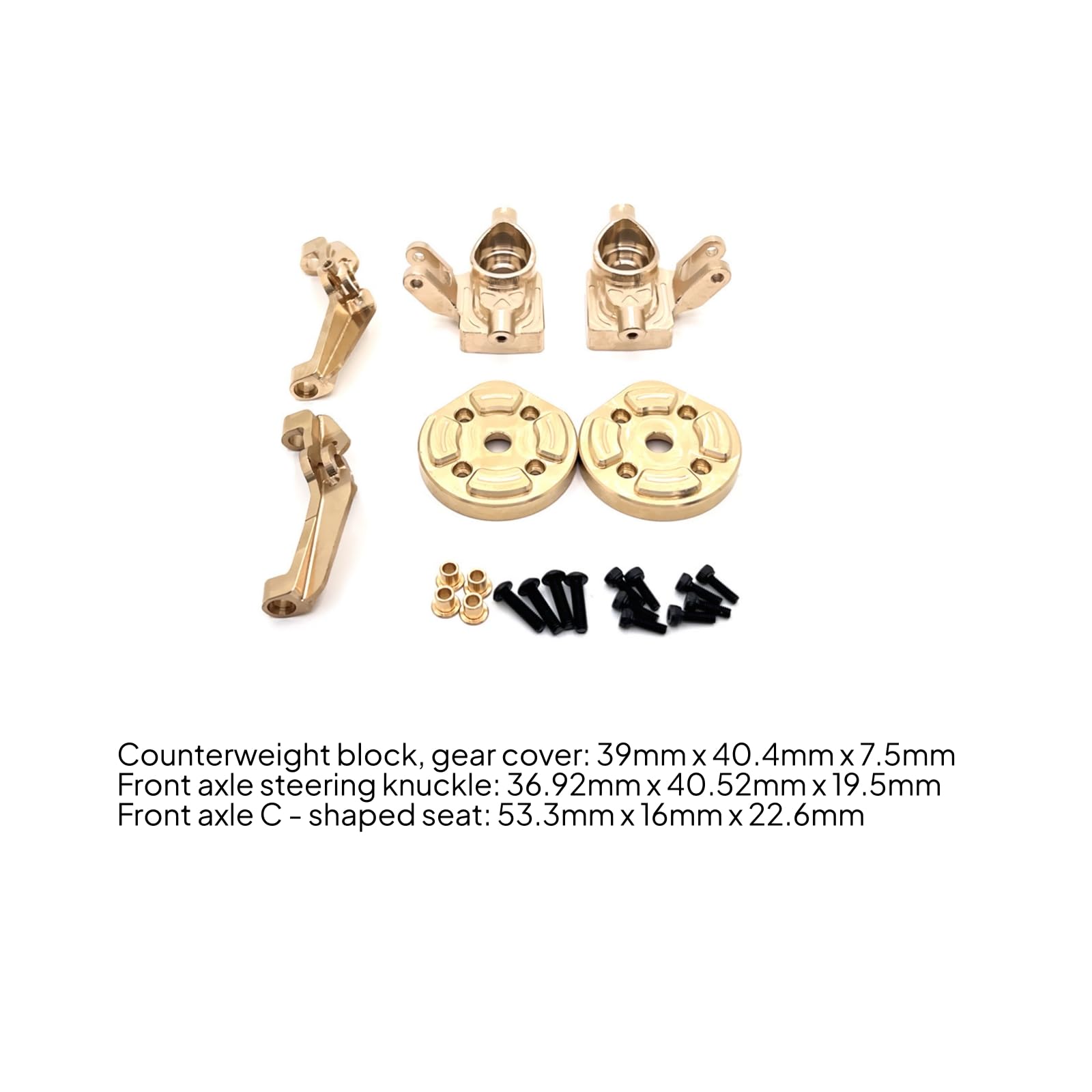Kit di Aggiornamento in Ottone Pesante Kit di Parti in Ottone con Viti Robusto Ricambi per Modellisti