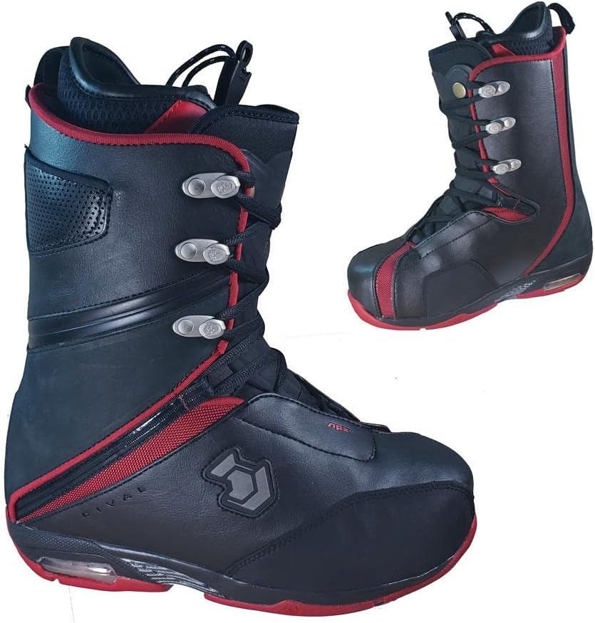 Northwave Rival APX Snowboard Boots Black Red Men's Size 8-8.5 Euro 41.5 (Z66)