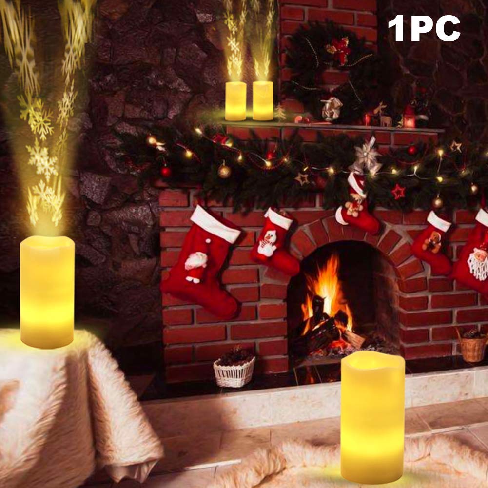 Weihnachts LED Teelicht - Weihnachtsmann & Schneemann Motive, Batteriebetrieben, 13x8,5cm, Kunststoff