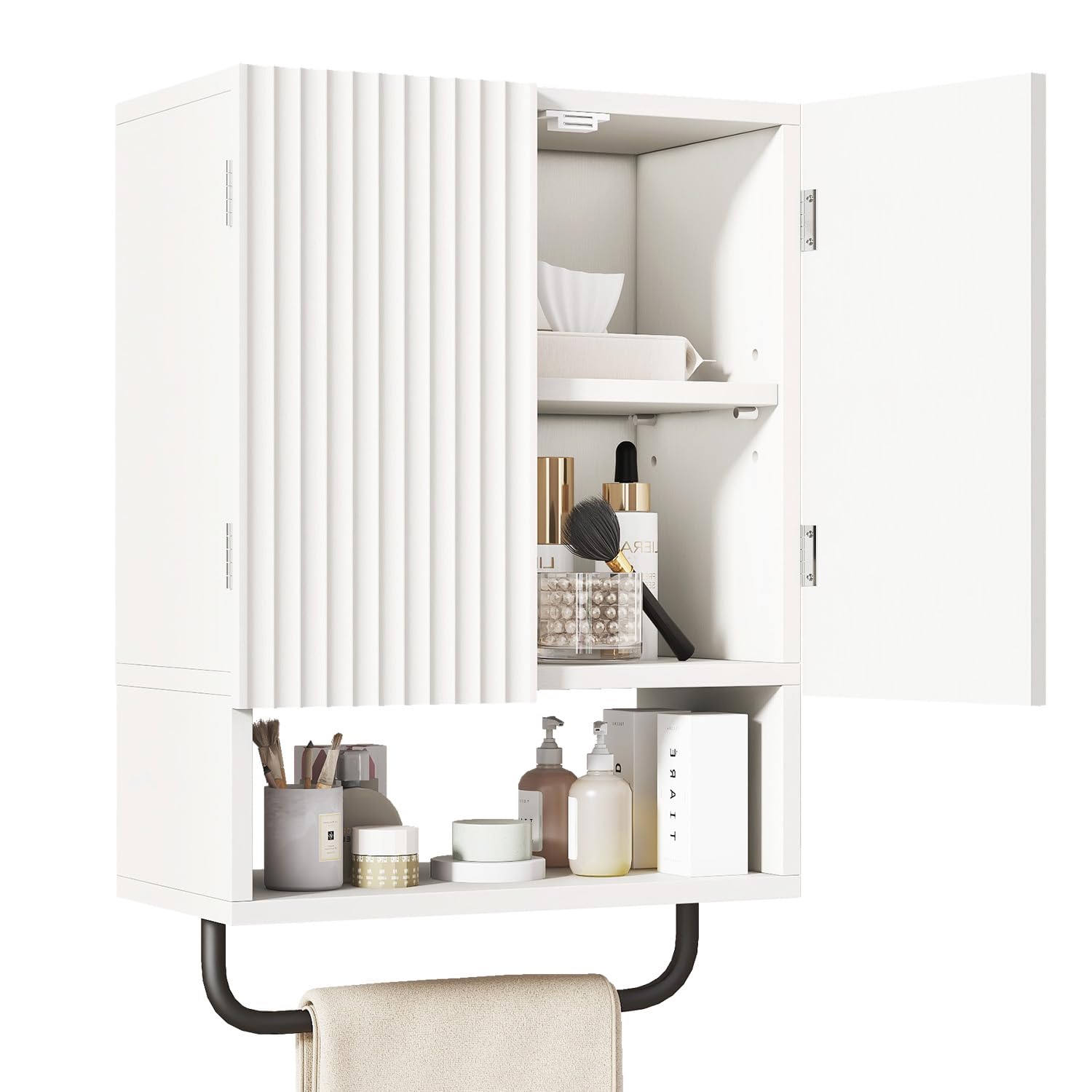 IBUYKE Le montage mural est une armoire de salle de bain WBS003W