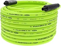 Flexzilla 3/8 in. x 100 ft. Hybrid Air Hose - Kink-Free, Lightweight, Extreme Flexibility ZillaGreen HFZ38100YW2